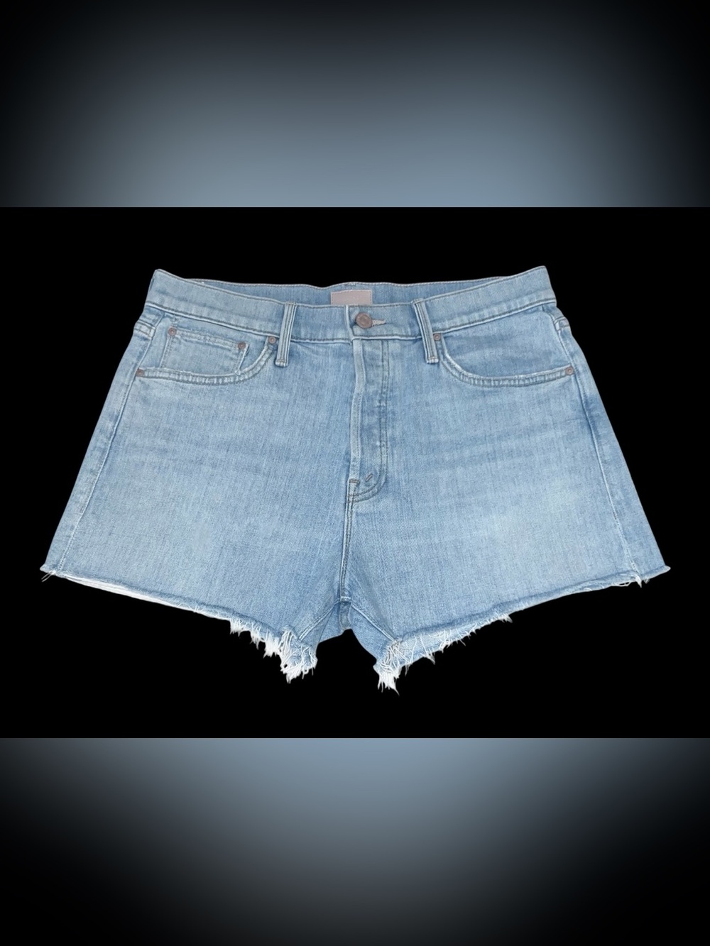 MOTHER Scrapper Cut Off Fray Shorts, Size 27